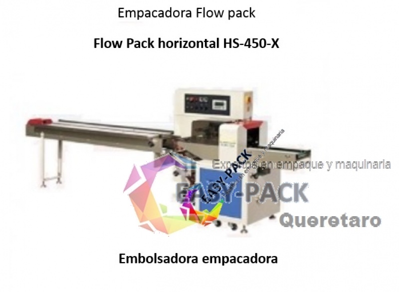 Embolsadora Empacadora Flow Pack Horizontal HS-450-X