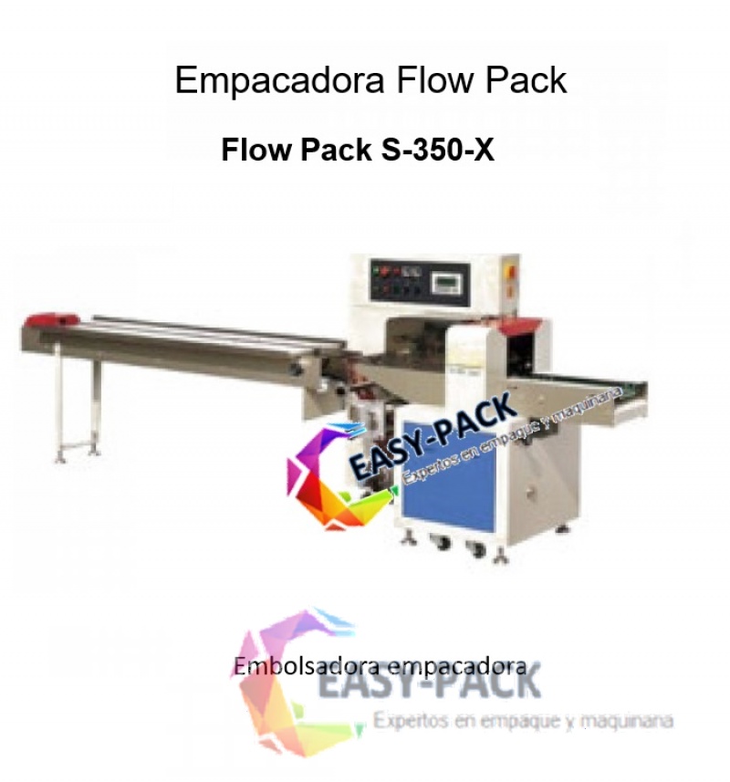 Embolsadora Empacadora Horizontal con sistema inverso Flow Pack S-350-X