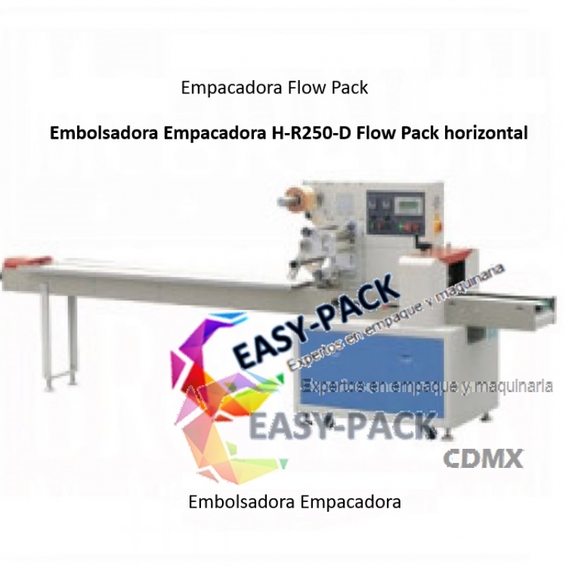 Embolsadora Empacadora  H-R250-D Flow Pack horizontal