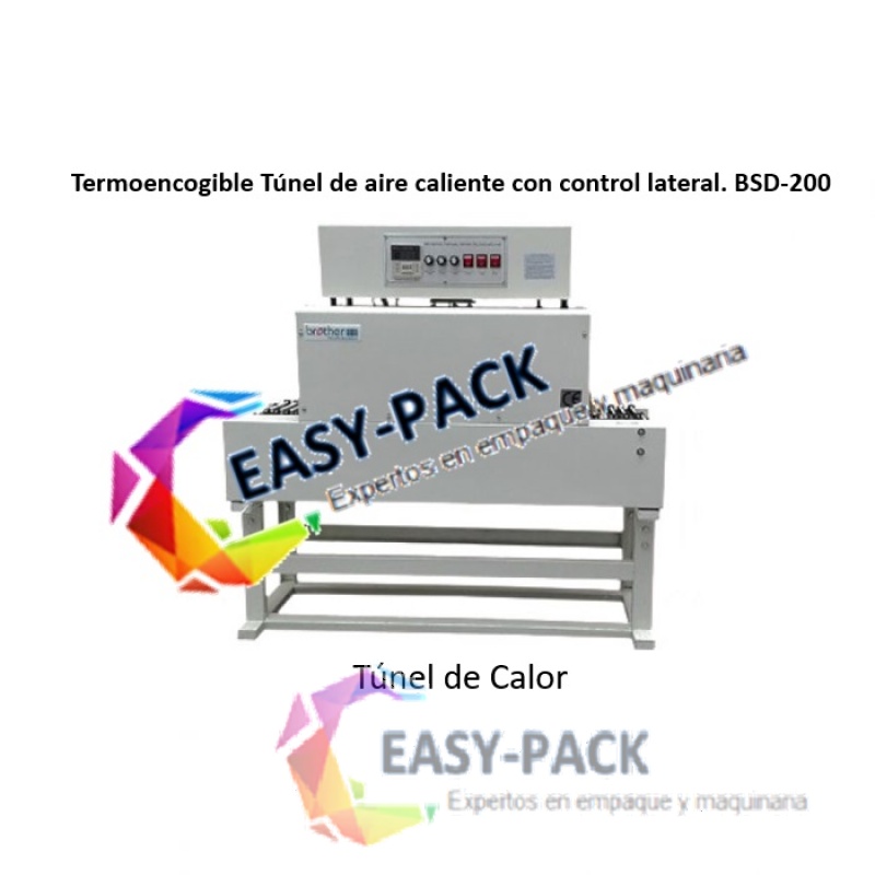 Termoencogible Tunel de aire caliente con control lateral. BSD-200