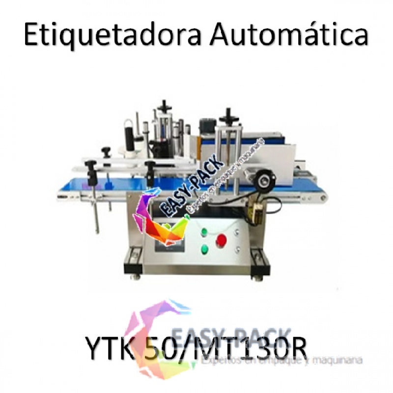 Etiquetadora Automática de Mesa para Envase Redondo YTK 50/MT130R