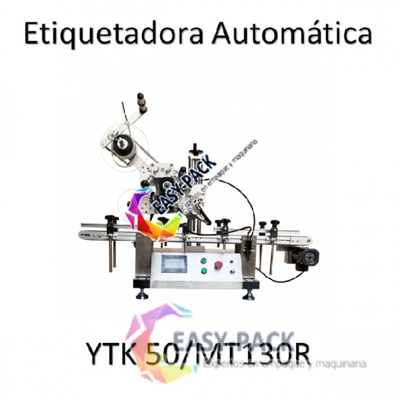 Etiquetadora Automatica de Mesa para Envase Plano YTK 60/MT-130F