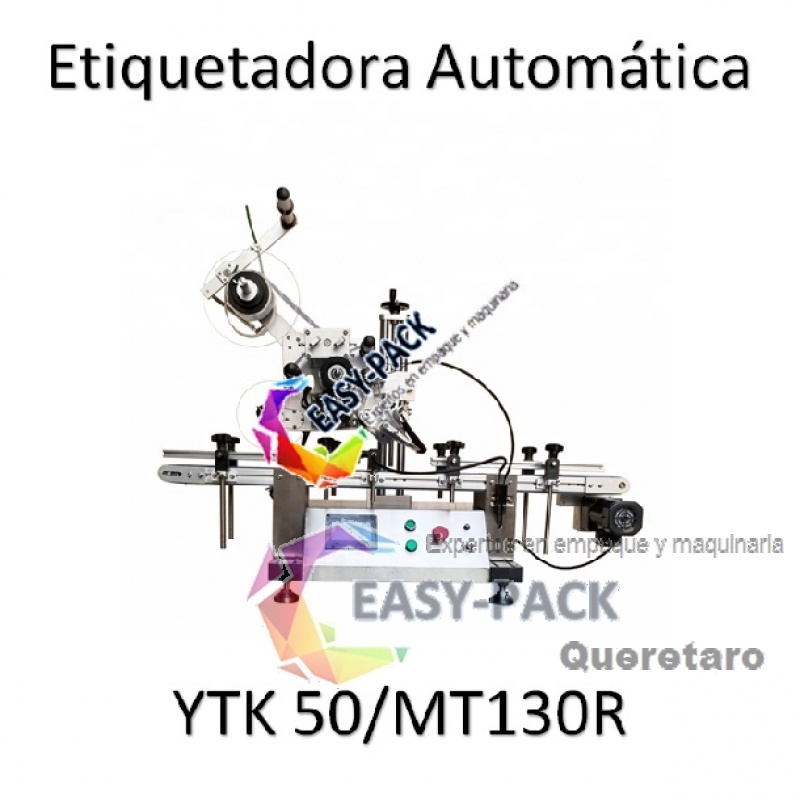 Etiquetadora Automatica de Mesa para Envase Plano YTK 60/MT-130F
