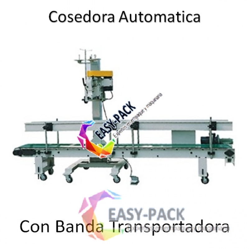 Cosedora de Sacos Automática con Transportador