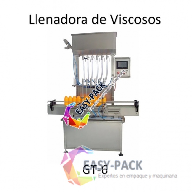 Llenadora Automática Seis Boquillas para Viscosos GT-6 