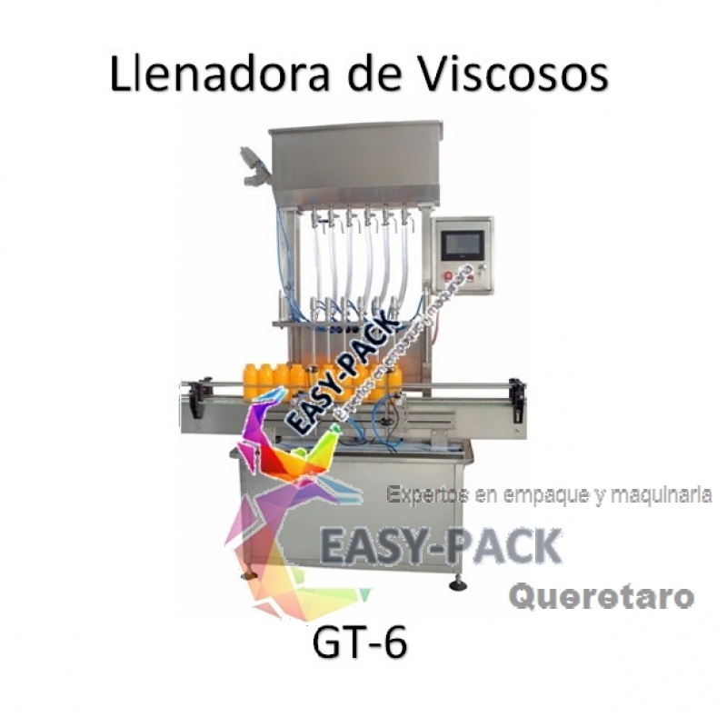 Llenadora Automática Seis Boquillas para Viscosos GT-6 