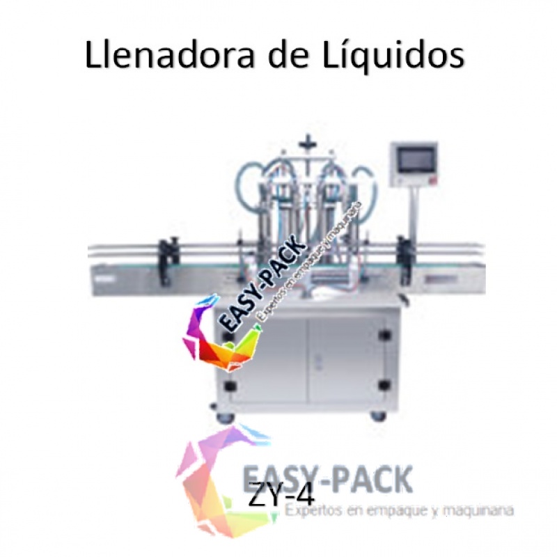 Llenadora Automática Cuatro Boquillas para Líquidos ZY-4