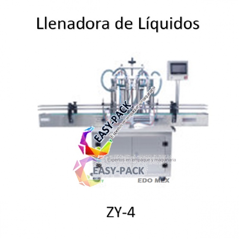 Llenadora Automática Cuatro Boquillas para Líquidos ZY-4