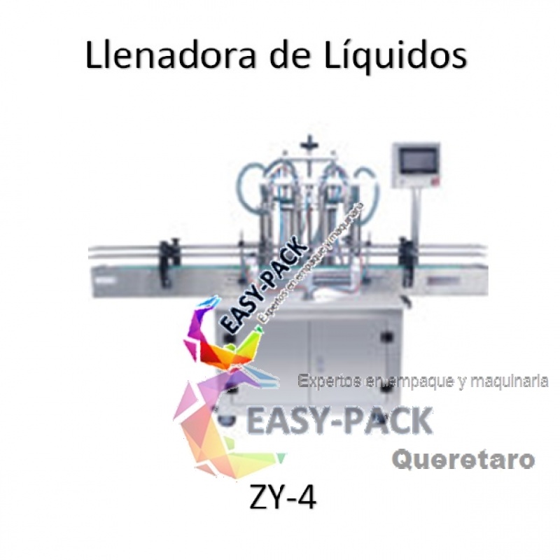 Llenadora Automática Cuatro Boquillas para Líquidos ZY-4