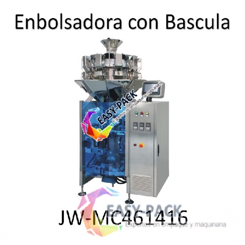 Embolsadora con Bascula 2 en 1 de 14 Boquets 1.6L