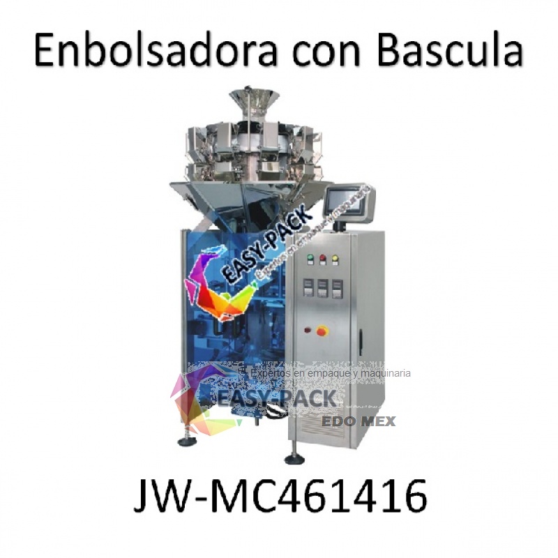 Embolsadora con Bascula 2 en 1 de 14 Boquets 1.6L