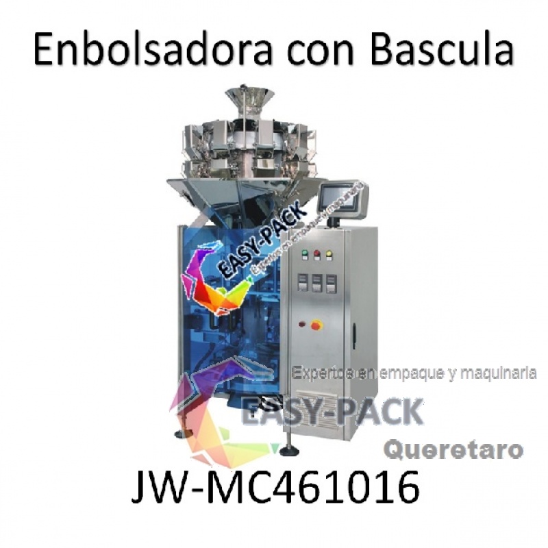 Embolsadora con Bascula 2 en 1 de 10 Boquets 1.6L
